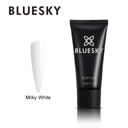 Bluesky Poly Gum Gel Milky White 60ml.
