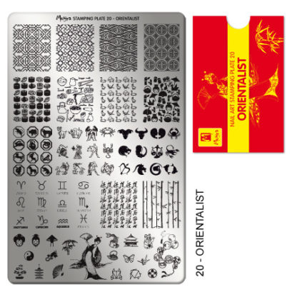 Moyra Stamping Plate nr.20 Orientalist