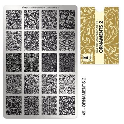 Moyra Stamping Plate nr.49 Ornaments 2