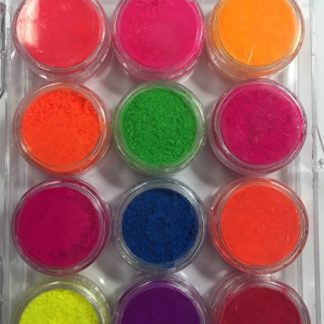 Neon Pigmenten Box 12 stuks
