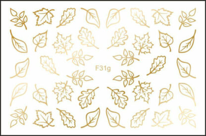 Foil Decal PF Gold nr.31