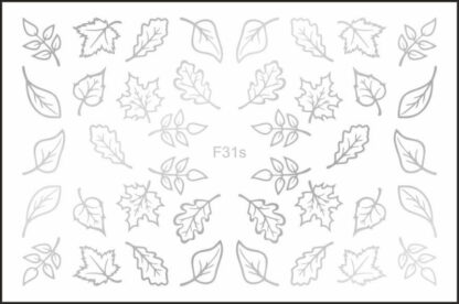 Foil Decal PF Silver nr.31