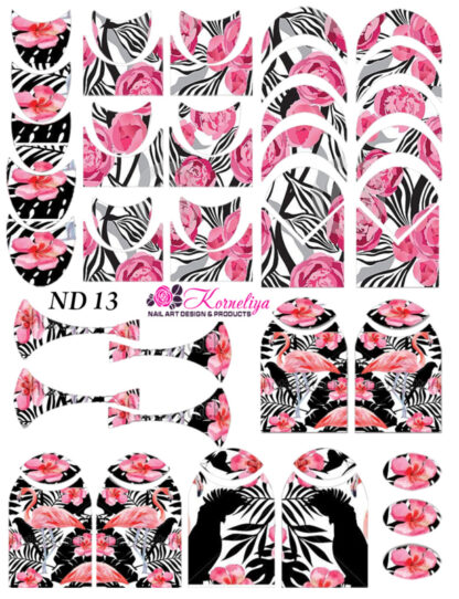 Waterdecal Dress On ND nr. 13