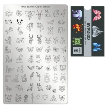 Moyra Stamping Plate nr.115 Origam