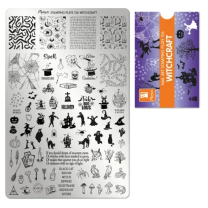 Moyra Stamping Plate nr.126 Witchcraft