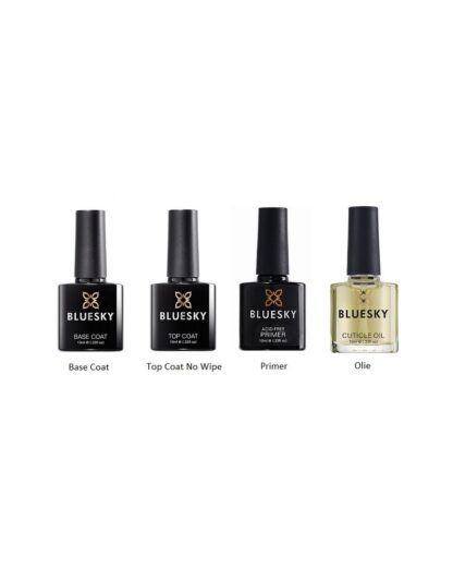 Bluesky Starter Set BTOP Base+Top Coat No Wipe + Primer + Olie 10 ml.